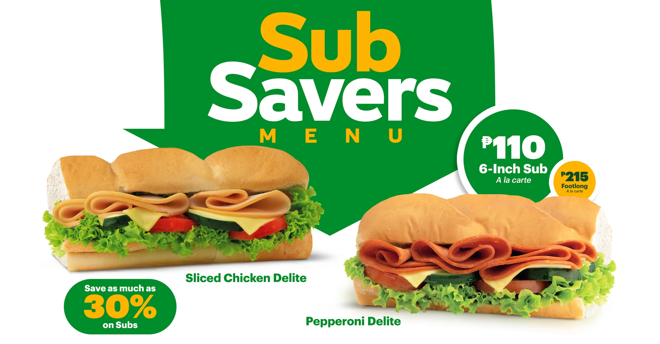 Subway Menu With Updated Prices Philippines 2023
