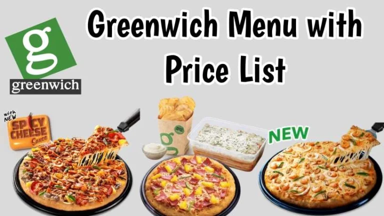 Greenwich Menu With Updated Prices Philippines 2024