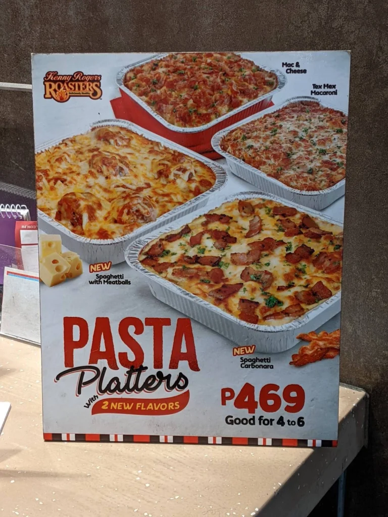 KENNY ROGGERS PASTA PLATTERS PRICES-philippinesmenu.