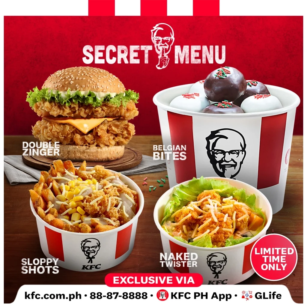 KFC SECRET MENU PRICES-philippinesmenu..