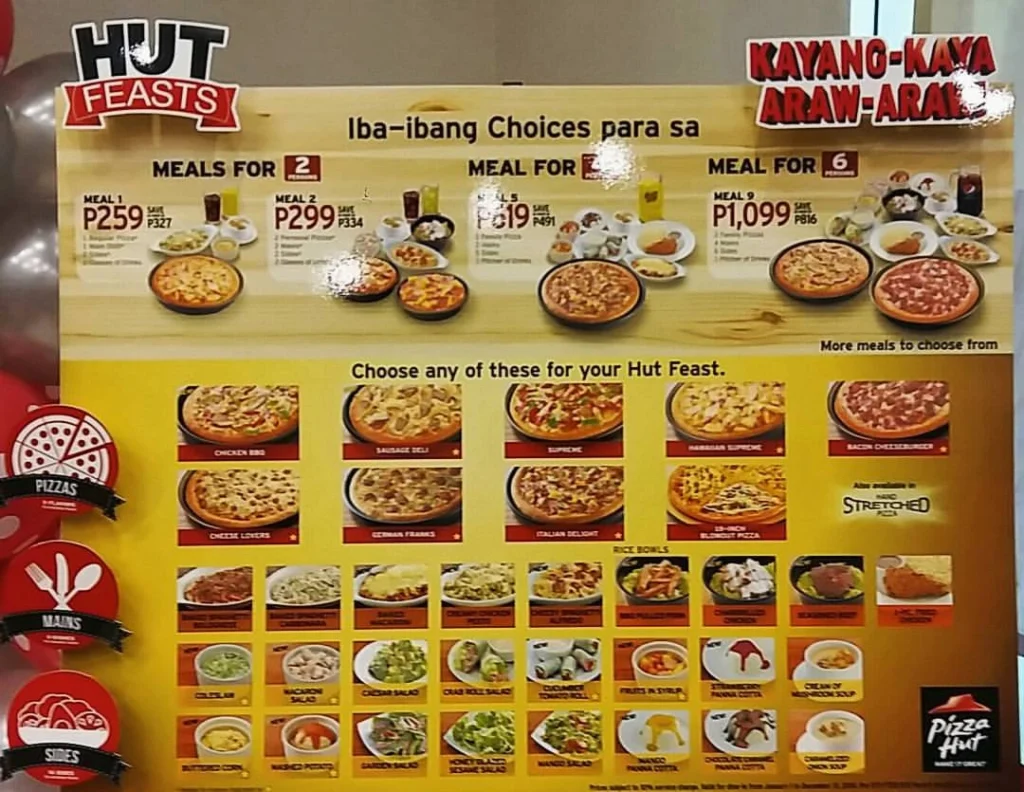 PIZZA HUT SPECIALITY PIZZA PRICES-philippinesmenu.