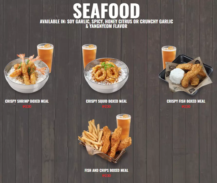 BONCHON SEAFOOD MEALS PRICES