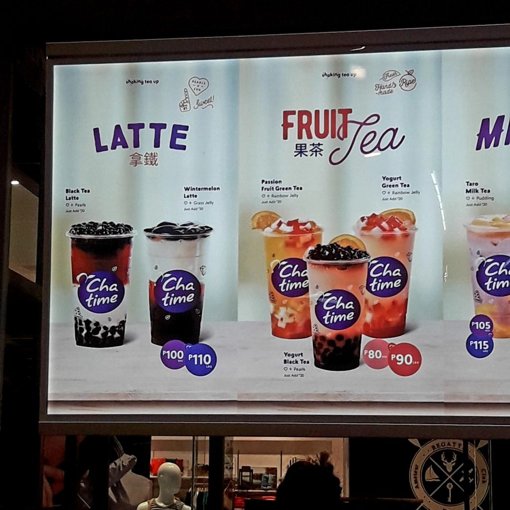 CHATIME LATTE PRICES