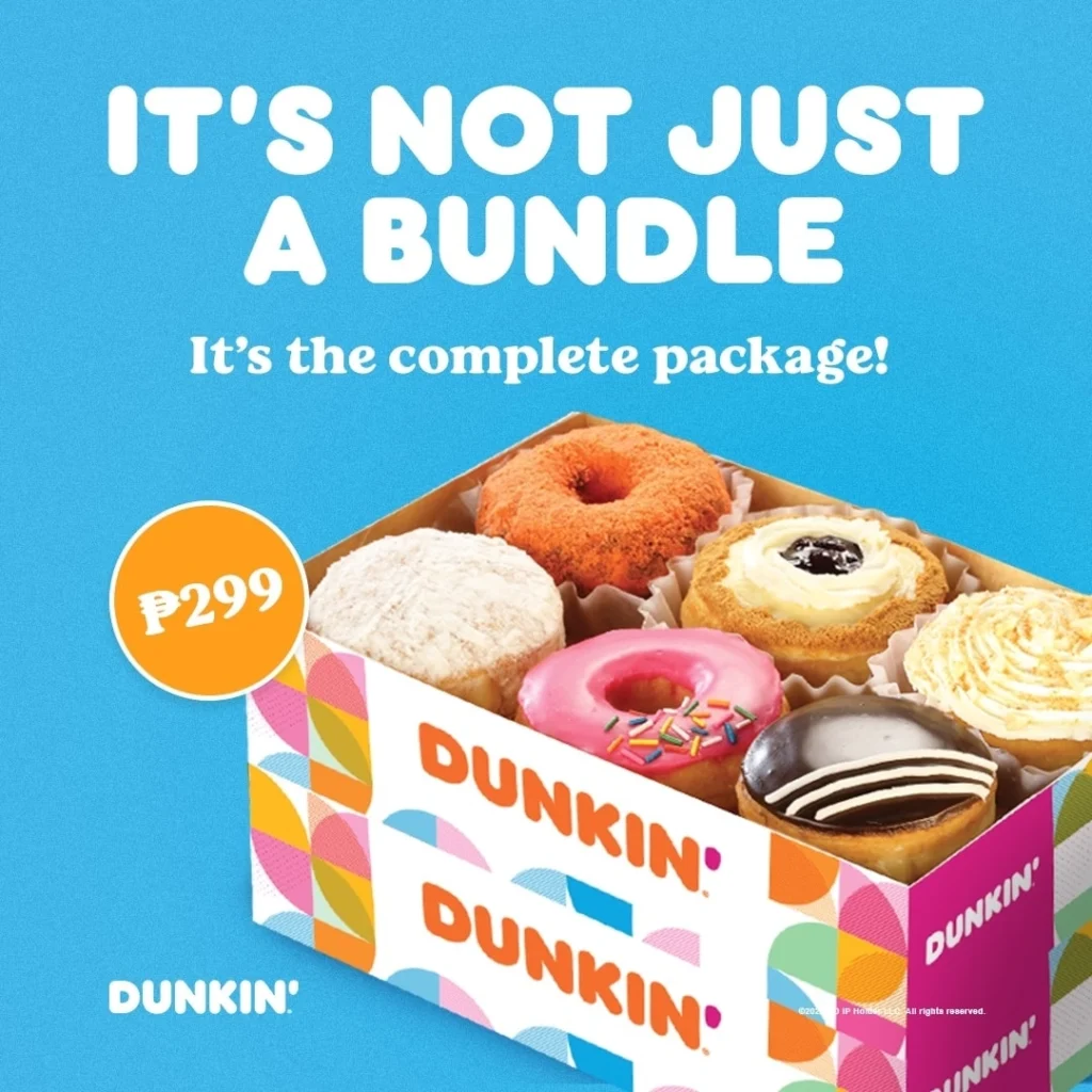 Dunkin Donuts Menu With Updated Prices Philippines 2024