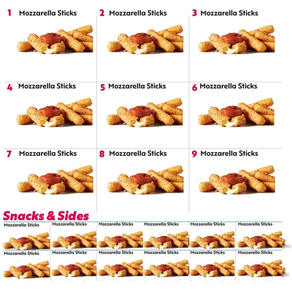 SONIC SNACKS AND SIDES PRICES
