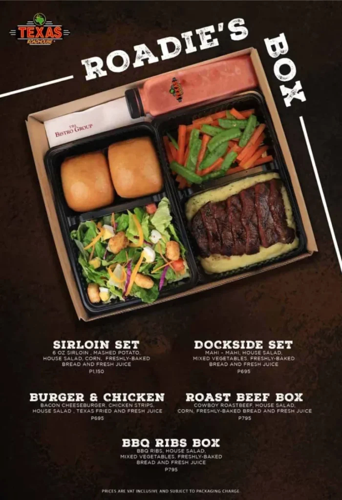 TEXAS ROADHOUSE MEAL BUNDLES PRICES