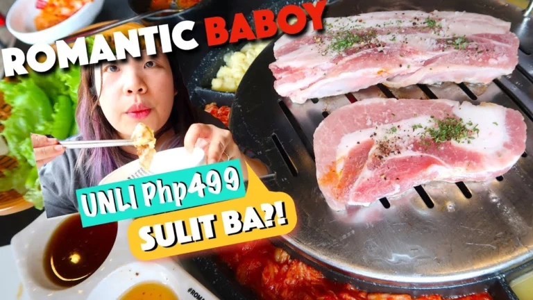 Romantic Baboy Menu With Updated Prices Philippines 2024