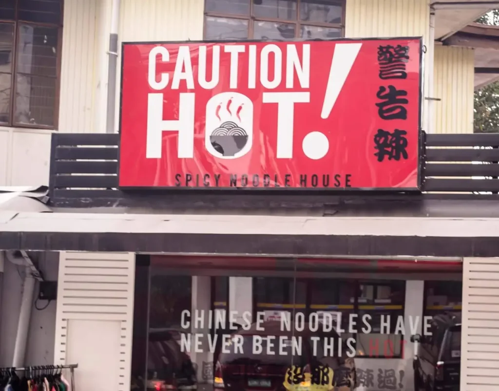 Caution Hot Spicy Noodle House Menu With Updated Prices Philippines 2023
