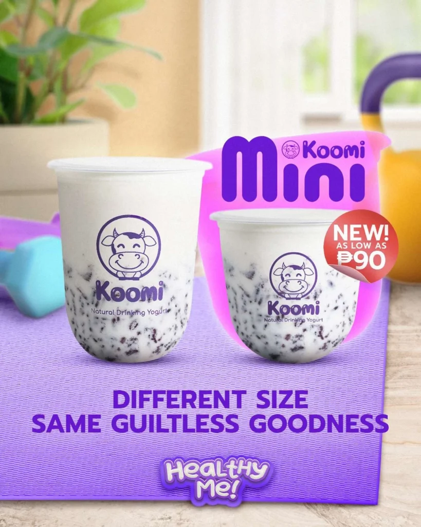 KOOMI YOGURT CAKE and KOOMI KOOMIKADA BUNDLE and KOOMI MINI MENU PRICES