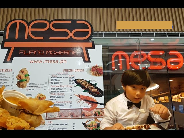 Mesa Menu With Updated Prices Philippines 