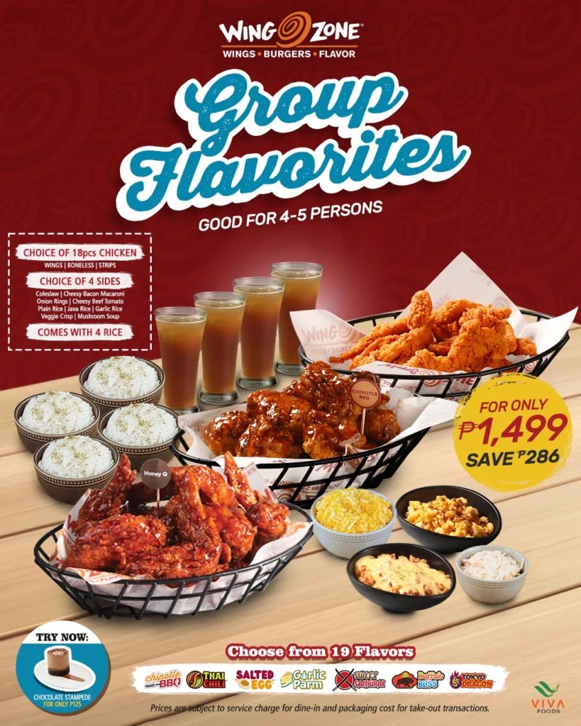 WING ZONE WEEKDAY LUNCH DEALS AND WING ZONE MEATY MADNESS AND WING ZONE GROUPS menu PRICES