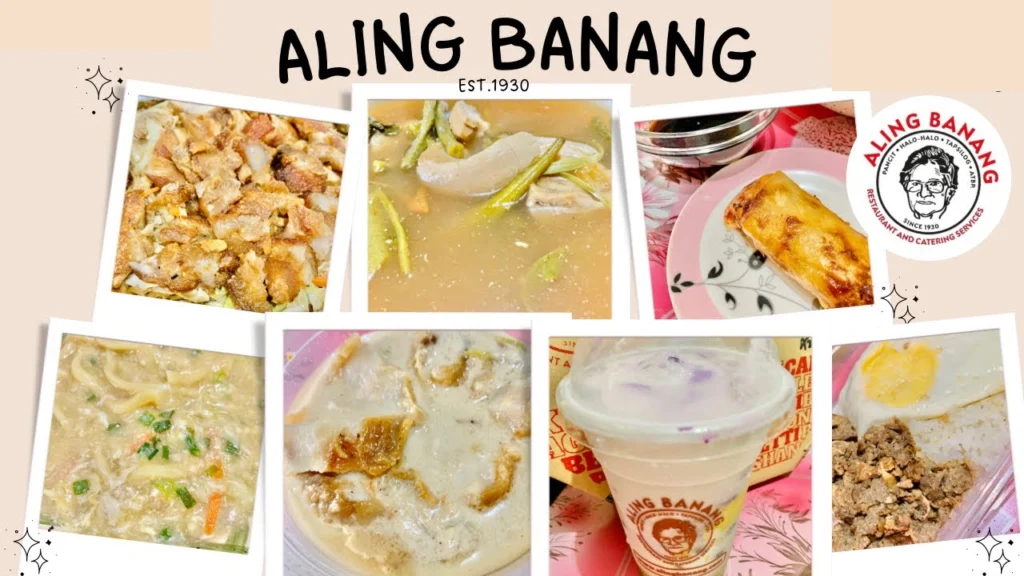 Aling Banang Menu With Updated Prices Philippines