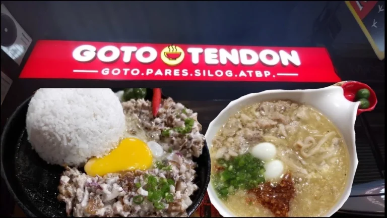 Goto Tendon Menu With Updated Prices Philippines 2024
