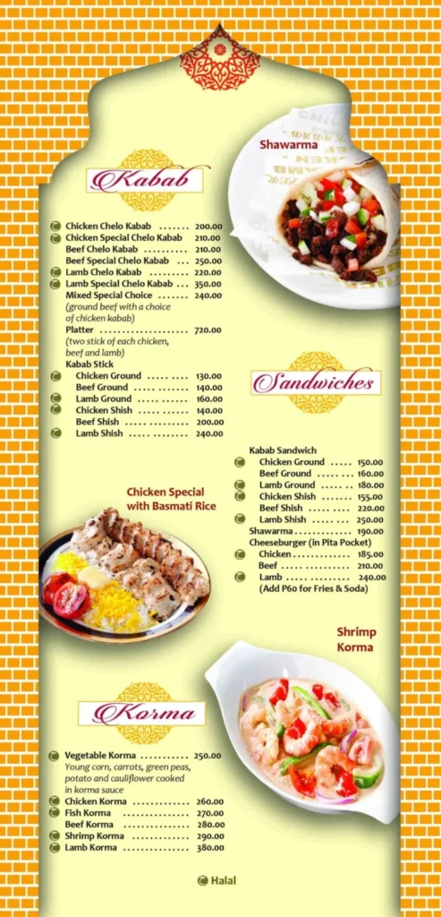 MISTER KABAB PRICES MISTER KABAB SANDWICHES MENU PRICES