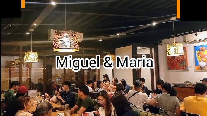 Miguel & Maria Menu With Updated Prices Philippines 2024