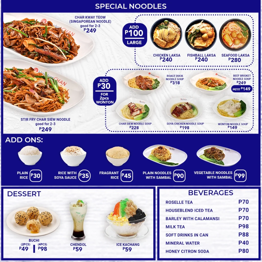 HAWKER CHAN SPECIAL NOODLES PRICES philippines